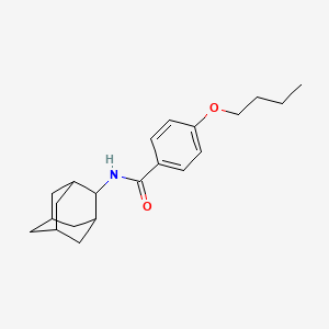 molecular formula C21H29NO2 B4805244 N-2-adamantyl-4-butoxybenzamide 