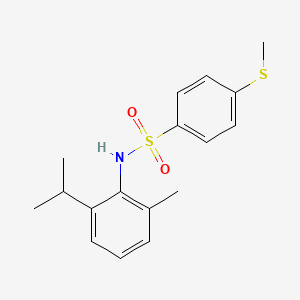 N-(2-isopropyl-6-methylphenyl)-4-(methylthio)benzenesulfonamide