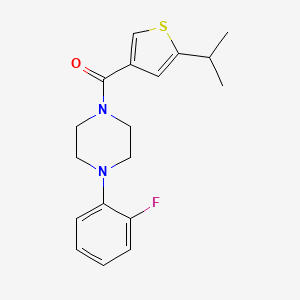 [4-(2-FLUOROPHENYL)PIPERAZINO](5-ISOPROPYL-3-THIENYL)METHANONE