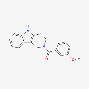 2-(3-methoxybenzoyl)-1H,2H,3H,4H,5H-pyrido[4,3-b]indole