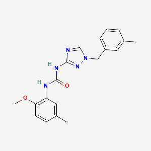 N-(2-methoxy-5-methylphenyl)-N'-[1-(3-methylbenzyl)-1H-1,2,4-triazol-3-yl]urea