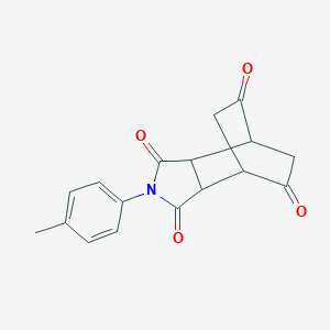 4-(4-Methylphenyl)-4-azatricyclo[5.2.2.0~2,6~]undecane-3,5,8,10-tetrone