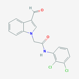 N-(2,3-dichlorophenyl)-2-(3-formyl-1H-indol-1-yl)acetamide