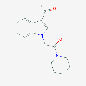 2-Methyl-1-(2-oxo-2-piperidin-1-yl-ethyl)-1H-indole-3-carbaldehyde