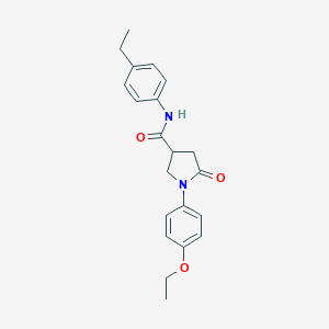 1-(4-ethoxyphenyl)-N-(4-ethylphenyl)-5-oxopyrrolidine-3-carboxamide