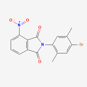 molecular formula C16H11BrN2O4 B4806161 2-(4-bromo-2,5-dimethylphenyl)-4-nitro-1H-isoindole-1,3(2H)-dione 