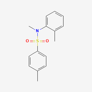 molecular formula C15H17NO2S B4806169 N,4-dimethyl-N-(2-methylphenyl)benzenesulfonamide 