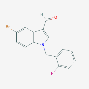 5-bromo-1-(2-fluorobenzyl)-1H-indole-3-carbaldehyde