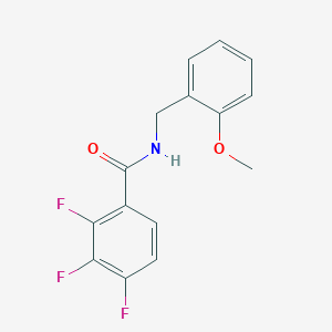 2,3,4-trifluoro-N-(2-methoxybenzyl)benzamide