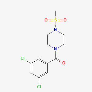 1-(3,5-dichlorobenzoyl)-4-(methylsulfonyl)piperazine