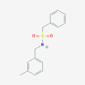 N-[(3-methylphenyl)methyl]-1-phenylmethanesulfonamide