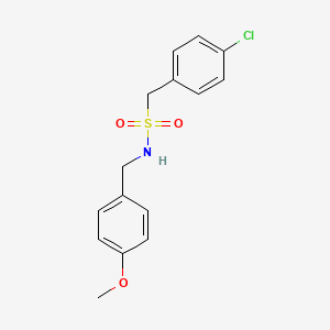 1-(4-chlorophenyl)-N-(4-methoxybenzyl)methanesulfonamide