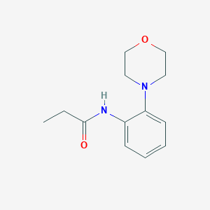 N-[2-(4-morpholinyl)phenyl]propanamide