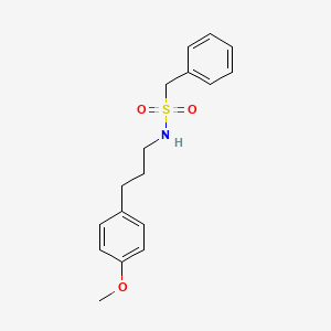 N-[3-(4-methoxyphenyl)propyl]-1-phenylmethanesulfonamide