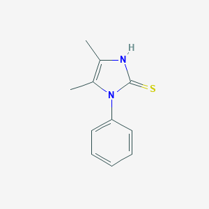 molecular formula C11H12N2S B480671 4,5-dimethyl-1-phenyl-1H-imidazole-2-thiol CAS No. 433251-91-3