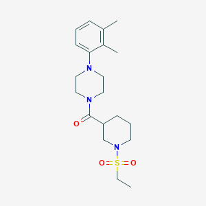 1-(2,3-dimethylphenyl)-4-{[1-(ethylsulfonyl)-3-piperidinyl]carbonyl}piperazine