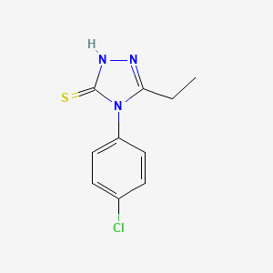 4-(4-chlorophenyl)-5-ethyl-4H-1,2,4-triazole-3-thiol