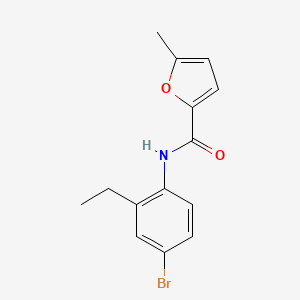 N-(4-bromo-2-ethylphenyl)-5-methylfuran-2-carboxamide