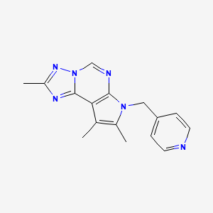 2,8,9-trimethyl-7-(4-pyridinylmethyl)-7H-pyrrolo[3,2-e][1,2,4]triazolo[1,5-c]pyrimidine