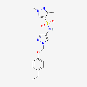 N-{1-[(4-ethylphenoxy)methyl]-1H-pyrazol-4-yl}-1,3-dimethyl-1H-pyrazole-4-sulfonamide