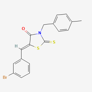 5-(3-bromobenzylidene)-3-(4-methylbenzyl)-2-thioxo-1,3-thiazolidin-4-one