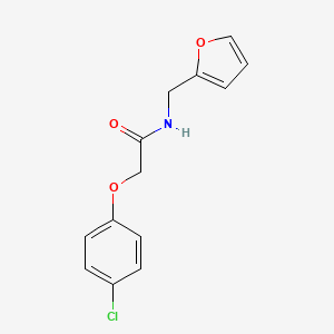 2-(4-chlorophenoxy)-N-(2-furylmethyl)acetamide