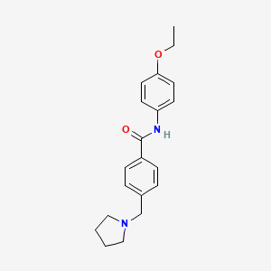 N-(4-ethoxyphenyl)-4-(1-pyrrolidinylmethyl)benzamide