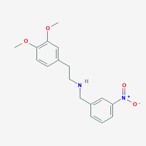 molecular formula C17H20N2O4 B4807233 2-(3,4-dimethoxyphenyl)-N-(3-nitrobenzyl)ethanamine 