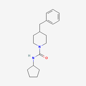 4-benzyl-N-cyclopentylpiperidine-1-carboxamide