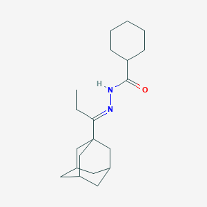 N'-[1-(1-adamantyl)propylidene]cyclohexanecarbohydrazide