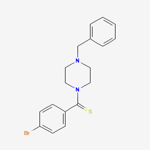 1-benzyl-4-[(4-bromophenyl)carbonothioyl]piperazine