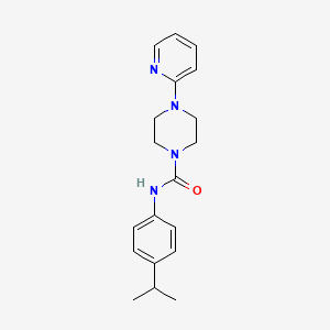 N-(4-isopropylphenyl)-4-(2-pyridinyl)-1-piperazinecarboxamide