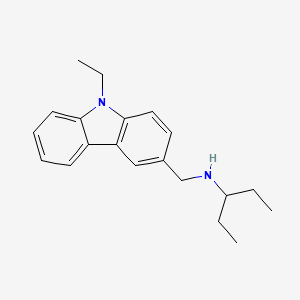 N-[(9-ethyl-9H-carbazol-3-yl)methyl]-3-pentanamine