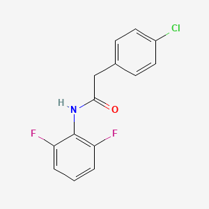 2-(4-chlorophenyl)-N-(2,6-difluorophenyl)acetamide