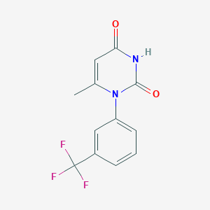 6-methyl-1-[3-(trifluoromethyl)phenyl]-2,4(1H,3H)-pyrimidinedione