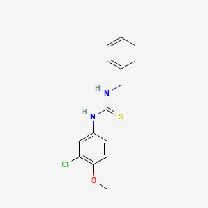 N-(3-chloro-4-methoxyphenyl)-N'-(4-methylbenzyl)thiourea