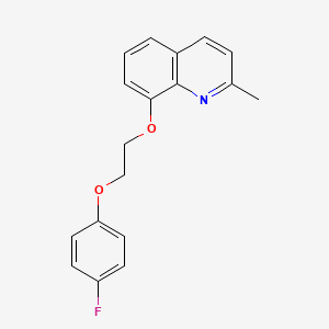 8-[2-(4-fluorophenoxy)ethoxy]-2-methylquinoline