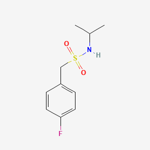 1-(4-fluorophenyl)-N-isopropylmethanesulfonamide