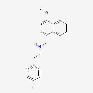 2-(4-fluorophenyl)-N-[(4-methoxy-1-naphthyl)methyl]ethanamine