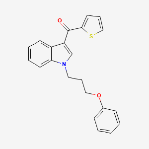 [1-(3-phenoxypropyl)-1H-indol-3-yl](2-thienyl)methanone