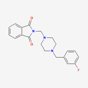 2-{[4-(3-fluorobenzyl)-1-piperazinyl]methyl}-1H-isoindole-1,3(2H)-dione