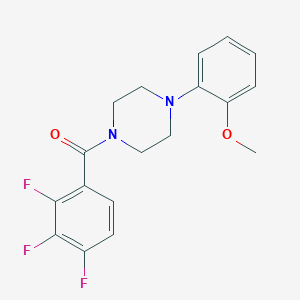 1-(2-methoxyphenyl)-4-(2,3,4-trifluorobenzoyl)piperazine