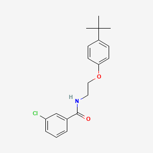 N-[2-(4-tert-butylphenoxy)ethyl]-3-chlorobenzamide