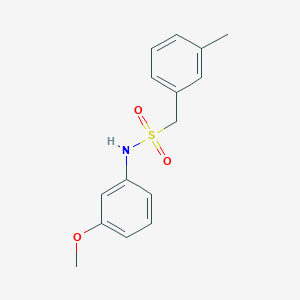 N-(3-methoxyphenyl)-1-(3-methylphenyl)methanesulfonamide