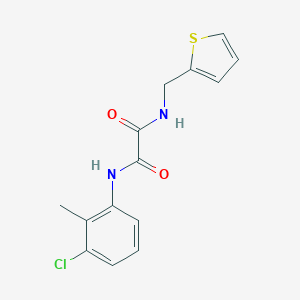 N~1~-(3-chloro-2-methylphenyl)-N~2~-(2-thienylmethyl)ethanediamide