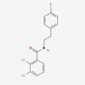 2,3-dichloro-N-[2-(4-fluorophenyl)ethyl]benzamide