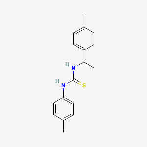 molecular formula C17H20N2S B4807712 1-(4-Methylphenyl)-3-[1-(4-methylphenyl)ethyl]thiourea 