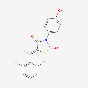 5-(2,6-dichlorobenzylidene)-3-(4-methoxyphenyl)-1,3-thiazolidine-2,4-dione