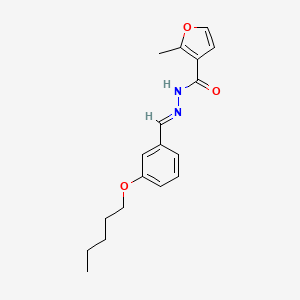 2-methyl-N'-[3-(pentyloxy)benzylidene]-3-furohydrazide