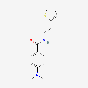 4-(dimethylamino)-N-[2-(2-thienyl)ethyl]benzamide